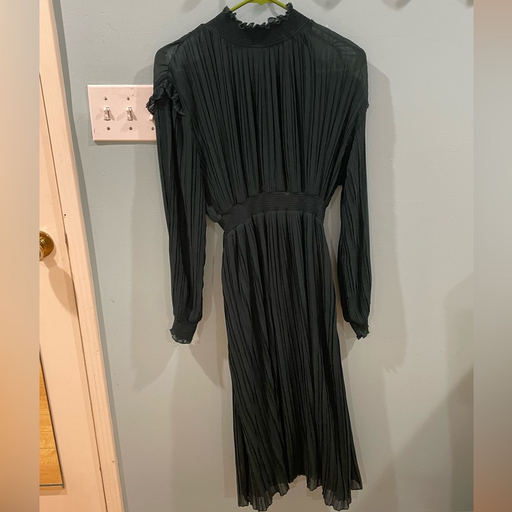 Green Zara dress